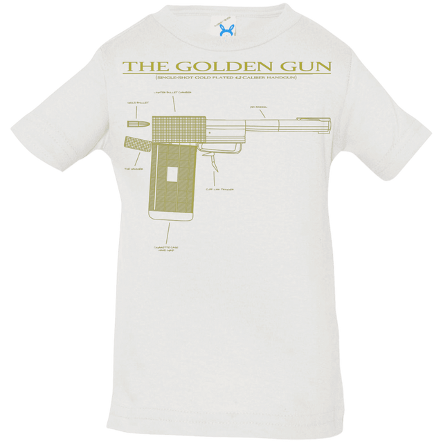 T-Shirts White / 6 Months The Golden Gun Infant Premium T-Shirt