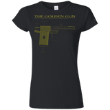 T-Shirts Black / S The Golden Gun Junior Slimmer-Fit T-Shirt