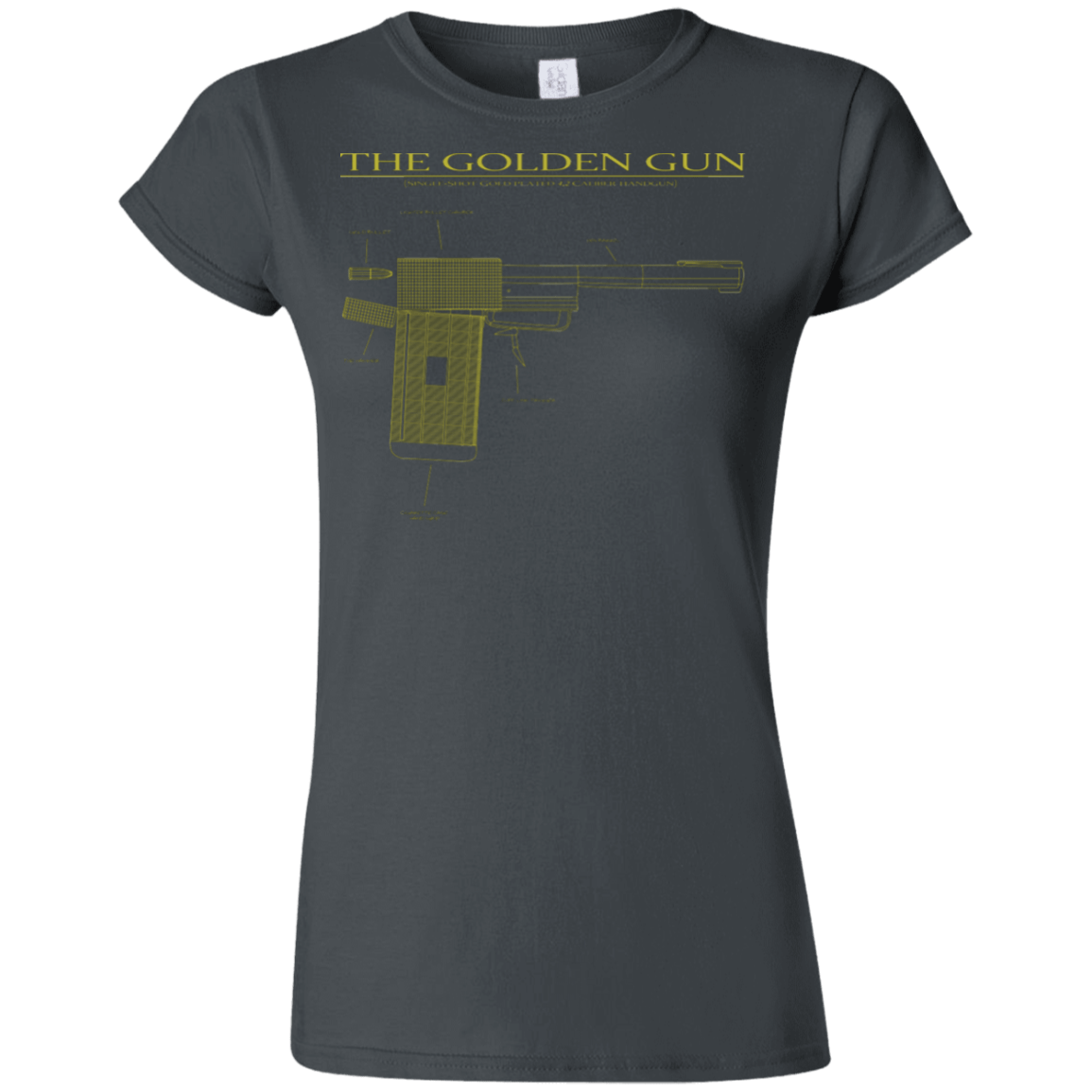 T-Shirts Charcoal / S The Golden Gun Junior Slimmer-Fit T-Shirt