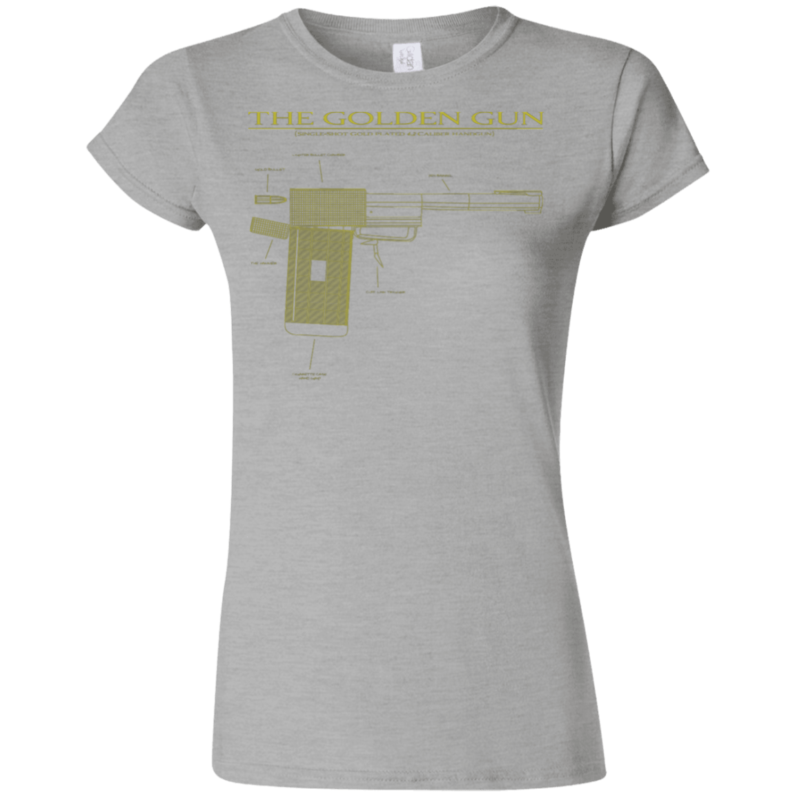 T-Shirts Sport Grey / S The Golden Gun Junior Slimmer-Fit T-Shirt