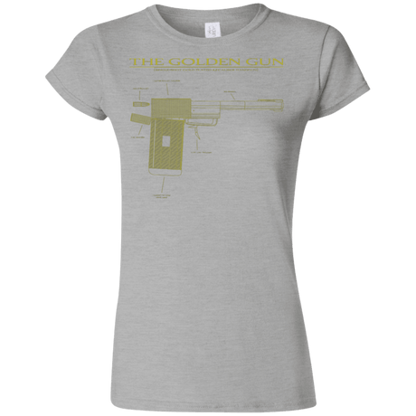 T-Shirts Sport Grey / S The Golden Gun Junior Slimmer-Fit T-Shirt