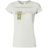 T-Shirts White / S The Golden Gun Junior Slimmer-Fit T-Shirt