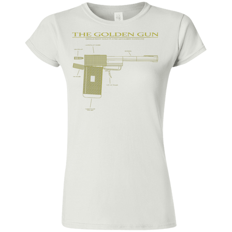T-Shirts White / S The Golden Gun Junior Slimmer-Fit T-Shirt