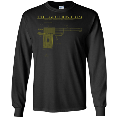 T-Shirts Black / S The Golden Gun Men's Long Sleeve T-Shirt