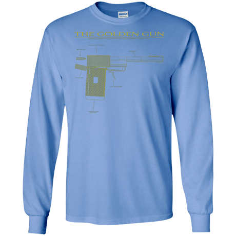 T-Shirts Carolina Blue / S The Golden Gun Men's Long Sleeve T-Shirt