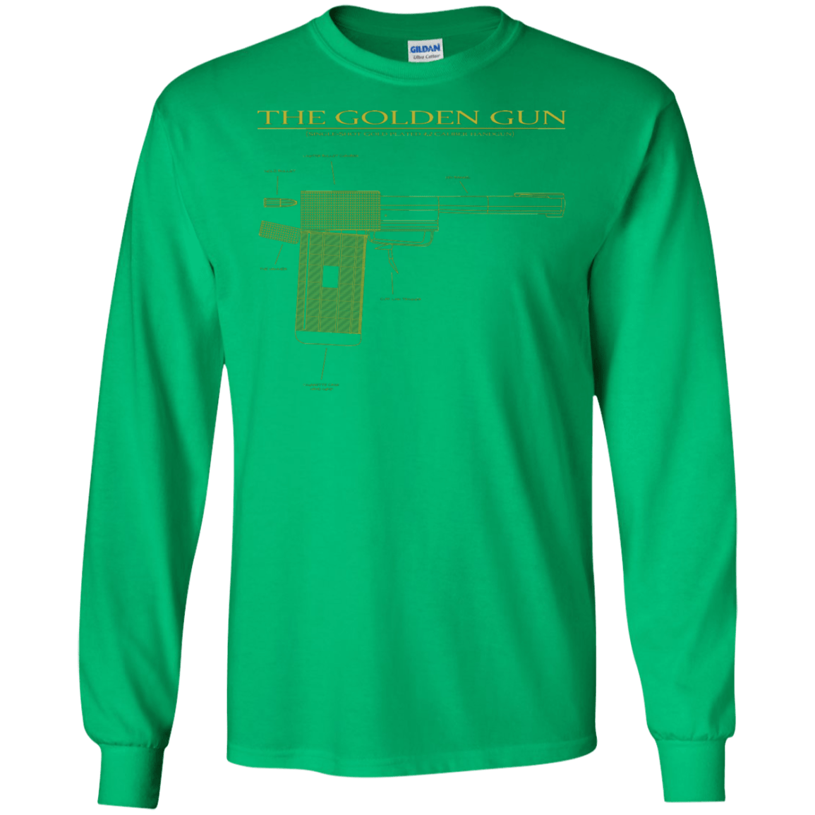 T-Shirts Irish Green / S The Golden Gun Men's Long Sleeve T-Shirt