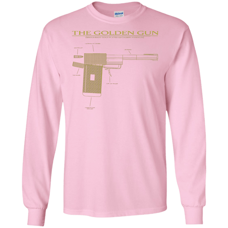 T-Shirts Light Pink / S The Golden Gun Men's Long Sleeve T-Shirt