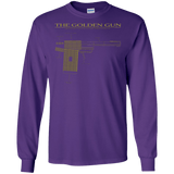 T-Shirts Purple / S The Golden Gun Men's Long Sleeve T-Shirt