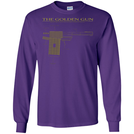 T-Shirts Purple / S The Golden Gun Men's Long Sleeve T-Shirt