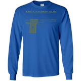 T-Shirts Royal / S The Golden Gun Men's Long Sleeve T-Shirt