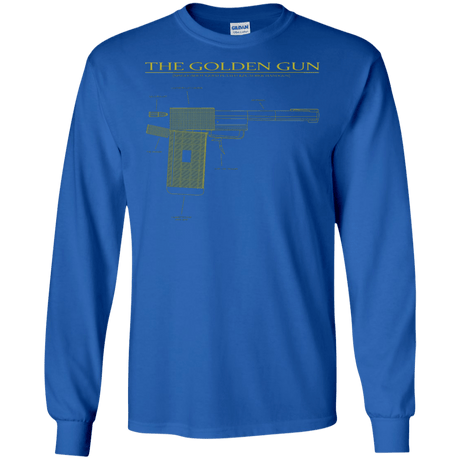 T-Shirts Royal / S The Golden Gun Men's Long Sleeve T-Shirt