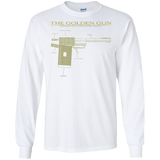 T-Shirts White / S The Golden Gun Men's Long Sleeve T-Shirt