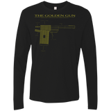 T-Shirts Black / S The Golden Gun Men's Premium Long Sleeve