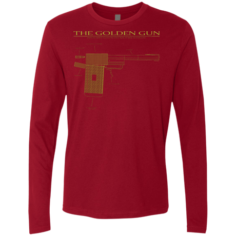 T-Shirts Cardinal / S The Golden Gun Men's Premium Long Sleeve