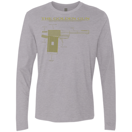 T-Shirts Heather Grey / S The Golden Gun Men's Premium Long Sleeve