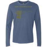 T-Shirts Indigo / S The Golden Gun Men's Premium Long Sleeve