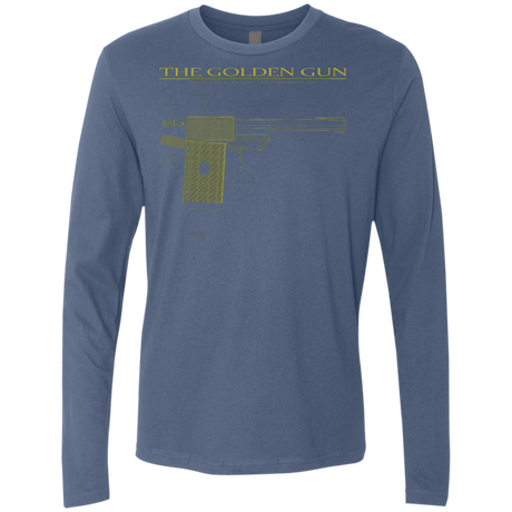 T-Shirts Indigo / S The Golden Gun Men's Premium Long Sleeve