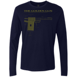 T-Shirts Midnight Navy / S The Golden Gun Men's Premium Long Sleeve