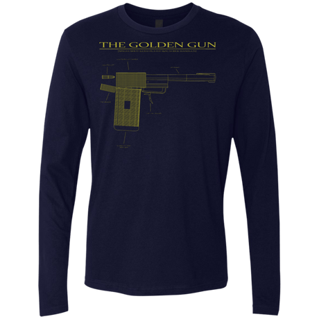 T-Shirts Midnight Navy / S The Golden Gun Men's Premium Long Sleeve