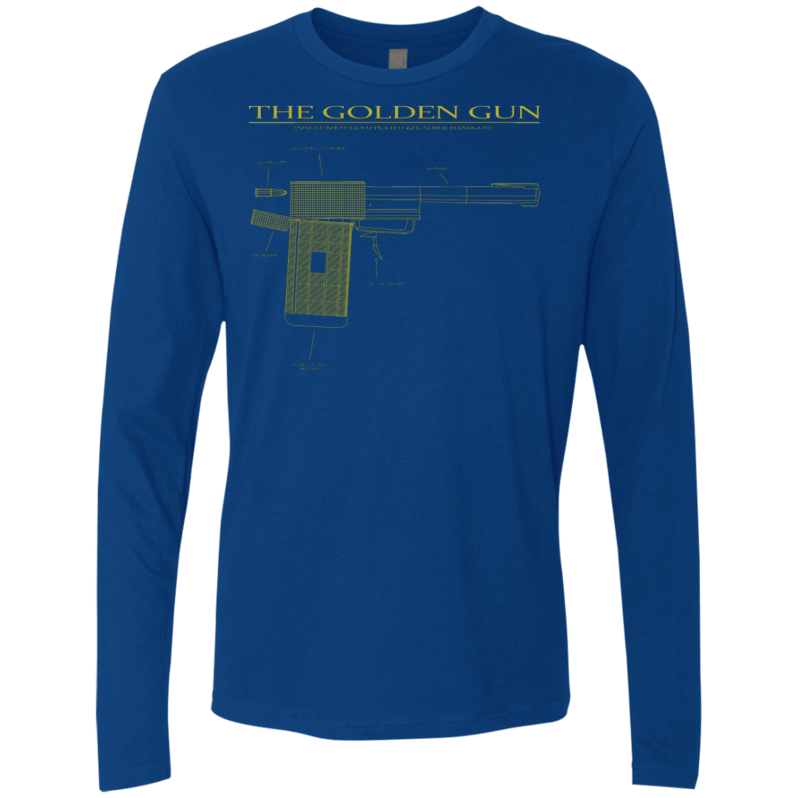 T-Shirts Royal / S The Golden Gun Men's Premium Long Sleeve