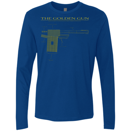 T-Shirts Royal / S The Golden Gun Men's Premium Long Sleeve