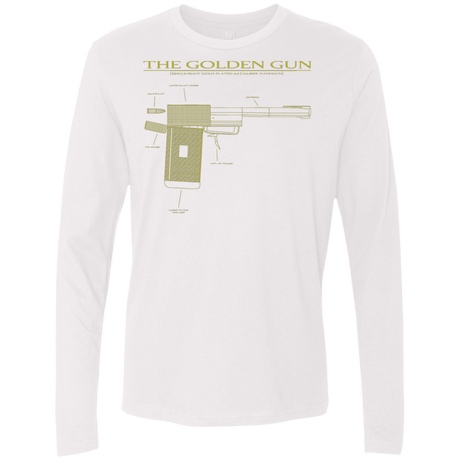 T-Shirts White / S The Golden Gun Men's Premium Long Sleeve