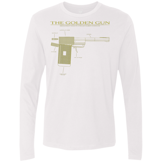 T-Shirts White / S The Golden Gun Men's Premium Long Sleeve