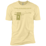 T-Shirts Banana Cream / X-Small The Golden Gun Men's Premium T-Shirt