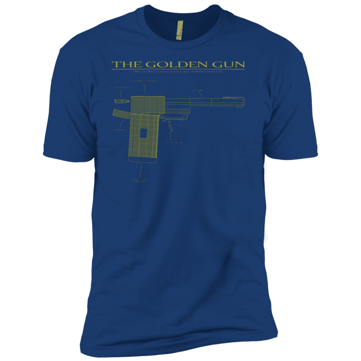 T-Shirts Royal / X-Small The Golden Gun Men's Premium T-Shirt