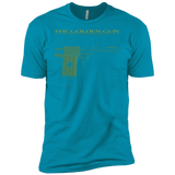 T-Shirts Turquoise / X-Small The Golden Gun Men's Premium T-Shirt