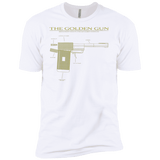 T-Shirts White / X-Small The Golden Gun Men's Premium T-Shirt