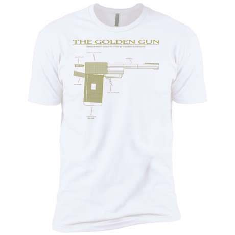 T-Shirts White / X-Small The Golden Gun Men's Premium T-Shirt