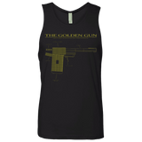 T-Shirts Black / S The Golden Gun Men's Premium Tank Top