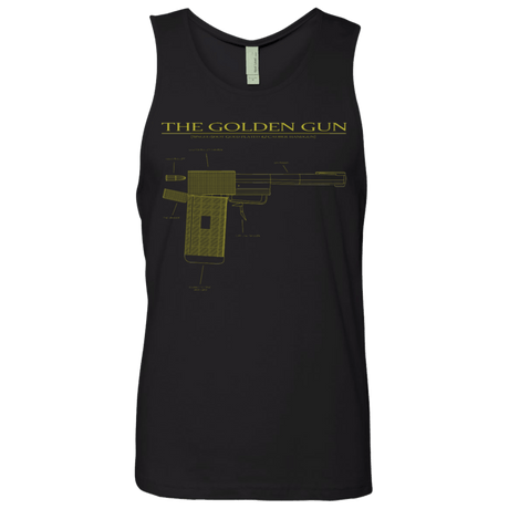 T-Shirts Black / S The Golden Gun Men's Premium Tank Top