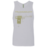 T-Shirts Heather Grey / S The Golden Gun Men's Premium Tank Top