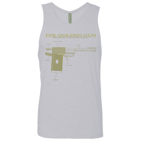 T-Shirts Heather Grey / S The Golden Gun Men's Premium Tank Top