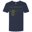 T-Shirts Midnight Navy / X-Small The Golden Gun Men's Premium V-Neck