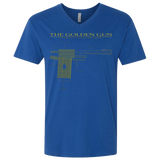 T-Shirts Royal / X-Small The Golden Gun Men's Premium V-Neck