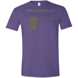 T-Shirts Heather Purple / S The Golden Gun Men's Semi-Fitted Softstyle