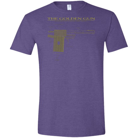 T-Shirts Heather Purple / S The Golden Gun Men's Semi-Fitted Softstyle