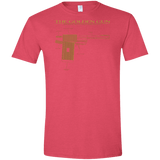 T-Shirts Heather Red / S The Golden Gun Men's Semi-Fitted Softstyle