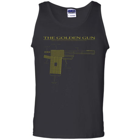 T-Shirts Black / S The Golden Gun Men's Tank Top