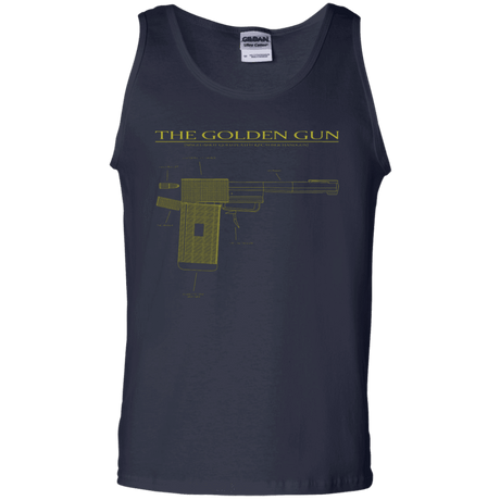 T-Shirts Navy / S The Golden Gun Men's Tank Top