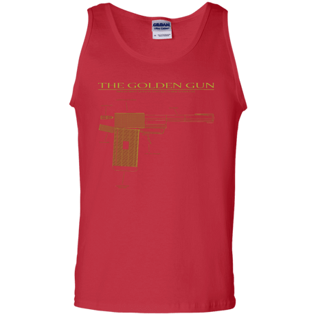 T-Shirts Red / S The Golden Gun Men's Tank Top