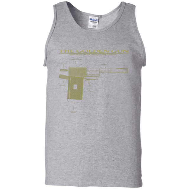 T-Shirts Sport Grey / S The Golden Gun Men's Tank Top