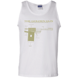 T-Shirts White / S The Golden Gun Men's Tank Top