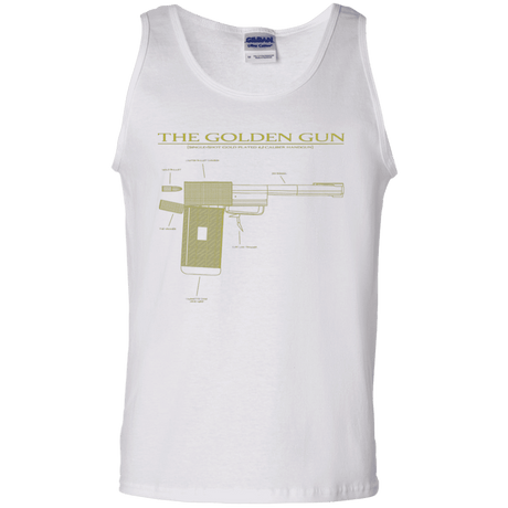 T-Shirts White / S The Golden Gun Men's Tank Top