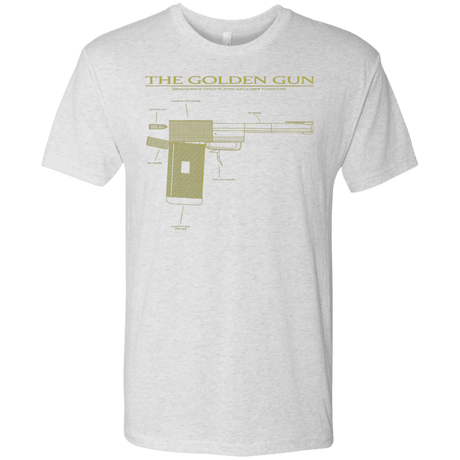 T-Shirts Heather White / S The Golden Gun Men's Triblend T-Shirt