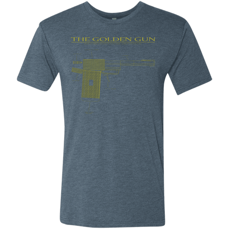 T-Shirts Indigo / S The Golden Gun Men's Triblend T-Shirt