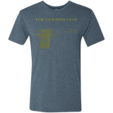 T-Shirts Indigo / S The Golden Gun Men's Triblend T-Shirt